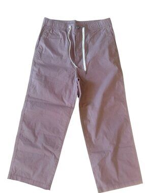 Vuori Women's Ripstop Wideleg Pull on Pant in Mauve M